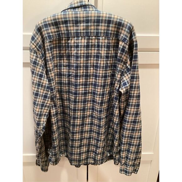 Patagonia Mens Pjord Flannel Button Down Conversion Shirt Sz 2XL Plaid - Picture 6 of 11